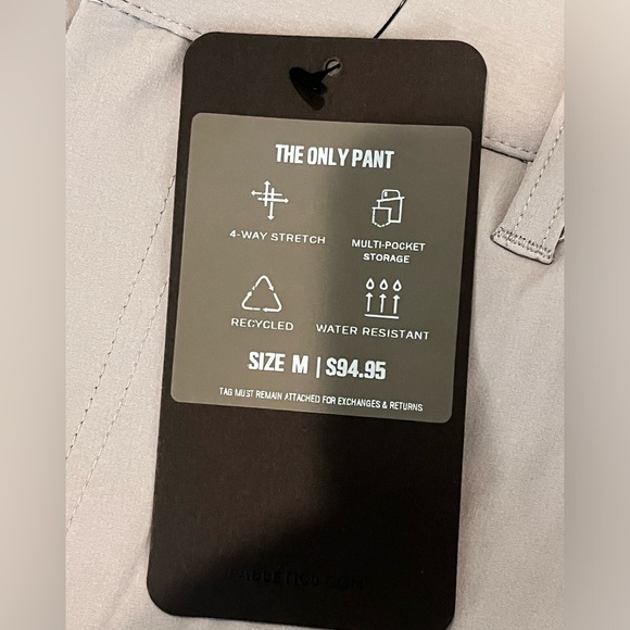 NWT Fabletics Men’s The Only Pant - Picture 6 of 6